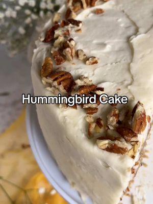 Tropical bliss inside, simple elegance outside 🏝️ ☀️ This hummingbird cake is a perfect balance of flavor and beauty 🍰  Visit the link in my bio for the recipe! #food #foodblogger #dessert #michiganblogger #bakery #bakinggoals #ohmyyum #recipes #Recipe #recipedeveloper #EasyRecipe #bakingtips #bakinghacks #womanownedbusiness #hummingbirdcake #cakerecipes #tropicalflavors