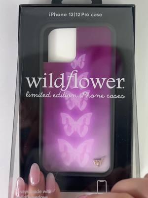 NEW 💜 neon butterfly case <3 available now on tiktok shop #wildflowercases #wfcases #cutephonecase #butterflyphonecase 