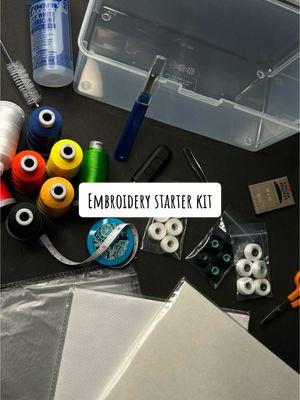 Just getting started with embroidery? maybe you just purchased a machine? Well I’ve created a kit with everything you need to get started. My beginners guide to machine embroidery instant download is included with EVERY starter kit. ✨ Welcome to the wonderful world of embroidery ☺️ #embroidery #embroiderymachine #embroiderytutorial #embroiderystarterkit #machineembroidery #embroideryforbeginners #fyp #embroiderytips #packanorderwithmetiktok #packanorderwithmeasmr #asmr #embroideryasmr #craft #crafts #craftkit #artsandcrafts 