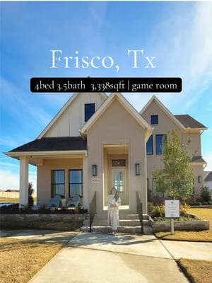 Comment “Frisco” to learn more!🏡✨ Homes starting at $779,990 for one story and model home floor plan starts at $879,990. If you’re interested in learning more send me a dm! #friscotx #frisco #dallashomes #dfwrealtor #texas #dallas #fyp 