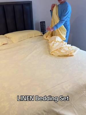 CGK Linens 4 Piece Luxurious Bedding Set @CGK Linens #cgklinens #luxuriousbeddingset #linen #beddingset #collaboration #TikTokShop #izalak @Zalak Patel 