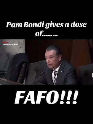 #pam #bondi #fafo #trump #winning #senator #fyp 