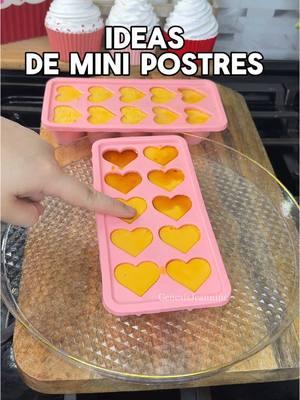 Ideas de mini postres 🍮                                     .                                                  .                                                                          .                                                       - Flan, idea de postre para San Valentín 💘 #mini #minipostres #ideas #ideasdepostres #dessert #dessertideas #flan #miniflan #corazon #heart #postres #postresfaciles #postressinhorno #flansinhorno #sanvalentin #ValentinesDay #viralvideo 