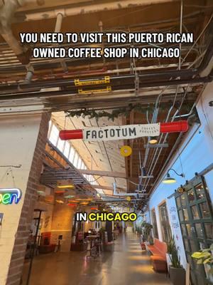 the coolest latina owned coffee shop in chicago! #latinownedbusiness #latina #puertorican #coffee #coffeeshop #chicago #chicagotiktok 