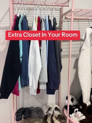 Needing extra storage! You need this! #storage #extracloset #momsofteenagers #girlmom #organizerideas 