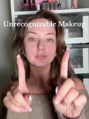 here’s a little tutorial on the unrecognizable trend. I still think I look like me but 🤷🏼‍♀️ #unrecognizablemakeup #makeuptrend #makeuptutorial #makeup #beauty 