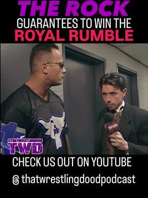 @The Rock was right to fear Crash Holly. Dood was a SUPER Heavyweight..    WWF ROYAL RUMBLE - JANUARY 23, 2000    Go check us out on YouTube @ Thatwrestlingdoodpodcast (LINK is ALWAYS in the BIO!!!)..  Don’t forget to LIKE, COMMENT, SHARE & FOLLOW.. . . . .  #therock #michaelcole #wweroyalrumble #RoyalRumble #worldwrestlingfederation #wwfwrestling #dwaynejohnson #thatwrestlingdood #luchalibre #dwaynetherockjohnson #wwenetwork   