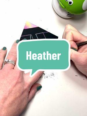 It’s ok to be different. #heather #letteringideas #namerequest #scratchart 