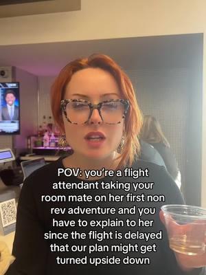 I Had to explain the palm tree analogy to her… #iykyk #flightattendant #nonrev @Ruf @Ethan | ✈️ 