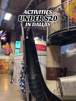 ✨🎳ACTIVITIES UNDER $20 IN DALLAS // BOWLING, CATS, MUSEUMS AND AN UNDERGROUND PLAYGROUND // SEND THIS TO THE GROUP CHAT⬇️✨ #DallasLoveList // Budget-friendly in 2025 = IN, not budget-friendly in 2025 = OUT!✍️ Here’s a few of our favorite things to do in Dallas for $20 or less!💸 🛝 UNDERGROUND PLAYGROUND // Spark Dallas does $15 per person Monday - Friday 1PM - 4PM and Saturdays 10AM - 3PM ✈️ FLIGHT MUSEUM // Frontier Flight Museum is $15 to visit and check out all of the flight and space exhibits! 🎳 BOWLING // Bowlski’s has bowling lanes available for $16 an hour along with an arcade bar, pizza shop and live music! 🐈 CAT CAFE // @WhiskersAndSoda has cats ready for you to play with pet while you sip on coffee for $16 an hour Add it to the Love List!✨💕