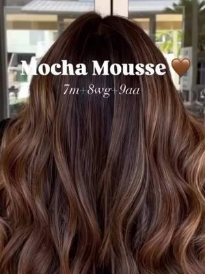 Color of the Year by @suetyrrellstylist Mocha Mousse 🤎🍫  🤎 Embodies warmth, elegance, and natural sophisticated hair color. This rich, neutral shade is perfect for creating timeless hair color looks that complement a variety of skin tones, Its balance of soft brown and creamy undertones offers versatility, making it ideal for dimensional brunettes, balayage transitions, or a cohesive base color @Redken Pro  #brownhair #brunettehaircolor #mochamousse #coloroftheyear