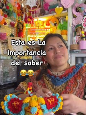 La importancia del saber 😂😂😂😂#mariaslovelyhobby #mariaslovelyhobbypatterns #crochetpattern 