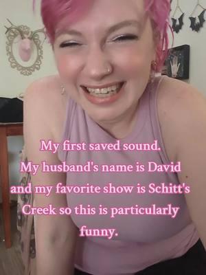 My first saved sound🥹🥹🥹 #firstsound #tiktokban #BookTok #schittscreek #schittscreekdavid 