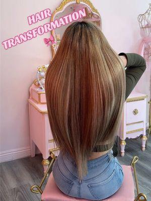 Tag along with me as I go from a blonde to light brown !! #hair #hairtok #hairstyle #extensions #pink #transformation #blonde #pelo #extenciones #weftextensions #trending #viralvideo #videos #like #fyp #fypシ #longhair #24inchhairextensions #vanity #sigueme #trendingvideo 