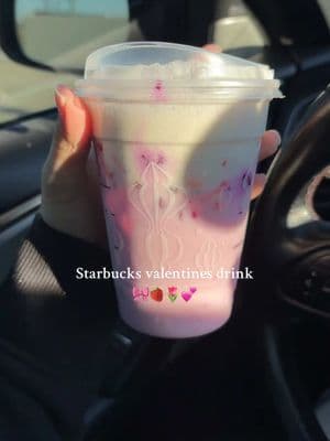 Lmk if you guys try it too!! 🙈🎀💕 #starbucks #pinkdrink #fyp #ValentinesDay #statbucksdrink #girlsoftiktok #starbuckslover  