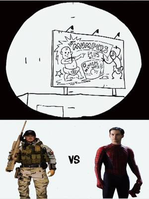 Sniper vs SpiderMan #animation #funny #cartoon #usa🇺🇸 #sniper #sniperclips #sniperwolf #spiderman #spiderman2 #spidermannowayhome #spider #man #spiderman3 #fyp 