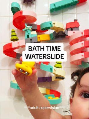 I think she likes it 😏 **depending on your child’s age, you must watch them closely with the yellow pieces or use a different toy or just water ***  #ScioneDirect #bathtime #bathtoysforkids #bathtoys #bathtoy #bathtub #fyp #foryou #bathtime #TikTokShop #eastergifts 