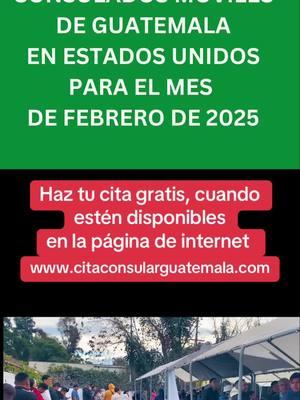 Reinician los Consulados Móviles de Guatemala en los Estados Unidos. #guatemaltecosenusa #consuladomovilgt #consuladodeguatemala #consuladosmoviles2025 #lavozdelinmigrante 