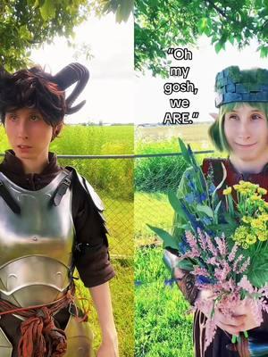 #duet with @Chi #Funny The Druid is back on it with their unconventional plans again  #cosplay #satyr #fantasy #costume #funny #fae #faetok #dnd #dndtiktok #armor