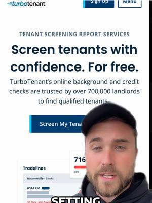 Finding a good tenant can be difficult. Make sure you are doing proper pre-screening, and use @TurboTenant to do so. #turbotenant #screeningreport #backgroundcheck #incomeverification #badtenant #landlordsoftware #landlord #greenscreenvideo #greenscreen 