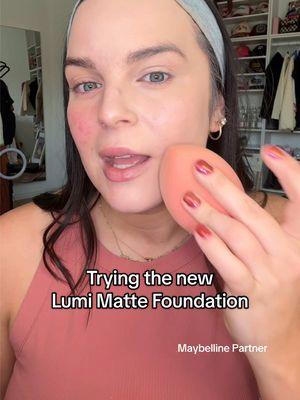 Thanks for letting me try this @Maybelline NY ! It will be going in my foundation rotation! #maybellinepartner #lumimattefoundation #makeupreview 