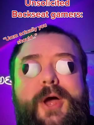 Y’all know who you are too. 🙄🤦 just lemme play the game and im enjoy it. The questions are rhetorical if it’s not actually directed at you #gaming #relatable #streaming #streamer #gamestreaming #backseatgaming #funny #goober #eyes #stopmotion #stopmotionanimation #cartoon 