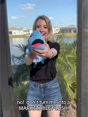 @Ariel 🐸💕 and I are launching our own plushies!!  Our art is finally huggable!!! 😭#plushies #sharkplush #shark #artistsoftiktok #SmallBusiness 