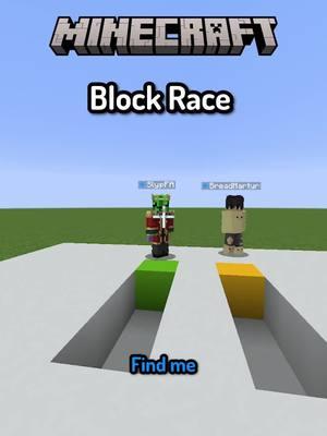 Minecraft Block Race #Minecraft #minecraftmemes #memes #funny #slyp 