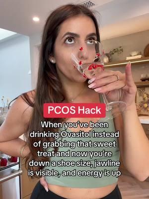 Ovasitol is the most researched supplement for PCOS. Studies show it improves weight loss with PCOS, curbs cravings, improves egg quality and fertility, regulates periods, and so much more! #pcos #pcosweightloss #pcosawareness 