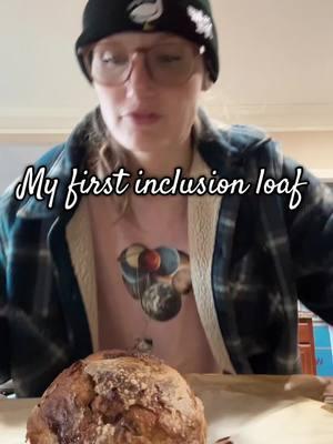 First cinnamon sugar inclusion loaf was a … #sourdough #creatorsearchinsights #sourdoughmom #fyp #inclusionloaf #fyp 