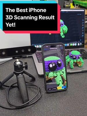 Replying to @goldenstrawberry8 Thanks for the tip! This is definitely the best iPhone scan yet! And the result would definitely be used for things! #techmakesart #3dscanning #3dprinting 