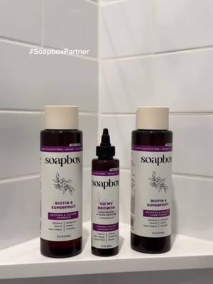 It’s 2025, and I’m focusing on my hair care journey this year. @Soapbox has me covered with their shampoo, conditioner, and hair oils! Shop now at  @Walmart. 💆🏽‍♀️🫧#soapboxpartner #walmart #walmartfinds #soapbox  #soapboxshampoo #hairtok #haircare #hairproducts #walmartbeauty  