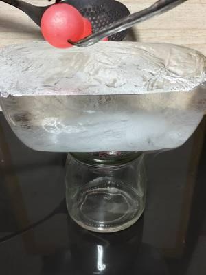 Hotball experiment and dry iced #asmr #tiktok #fypシ゚viral #rhcb #science #usa_tiktok #usa🇺🇸 #ice 