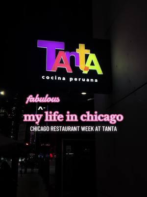 Add Tanta to your Chicago dinner list immediately. The perfect time to try is during Chicago restaurant week #chicago #chicagodinner #chicagorecommendations #C#CRWc#chicagofood