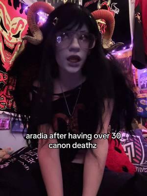 i think itz uuumm either 36 or 37,,, I lov Aradia #homestuck #aradiamegido #fypシ #alternative #xybca #homestuckcosplay #aradiamegidocosplay #juggalo 