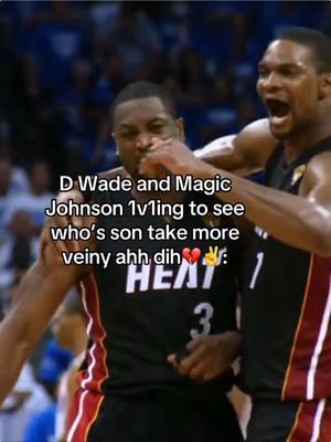 And the winner of the dih taking off is… #fyp #NBA #dwade #magicjohnson #zayawade #ejjohnson #trending #viral 