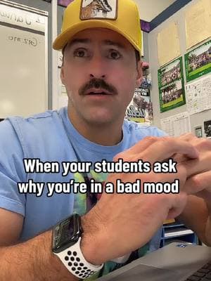 You asked!!😂 #teachersbelike #teacher #teacherlife #teacherhumor #funnyteacher #teachertok #teachersoftiktok #teachingbelike #relatable #dumbquestions #badmood #fyp #foryoupage #humor #darkhumor #funny #joking #jokingaround #vibes #mood #school #schoollife #iykyk #education #laugh 