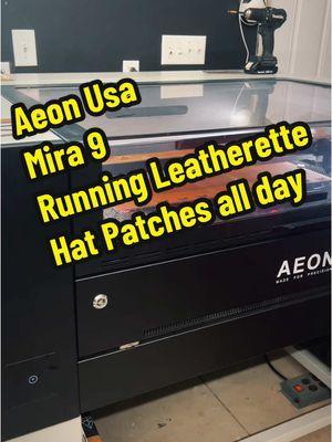 Knocking out 150 Leatherette Patches on the Aeon USA Mira 9 CO2 Laser Engraving Machine. What’s stopping you from chasing your dreams? Message us today to learn more about aeon and how to start laser engraving today #mira9 #laserengraving #DIY #crafts #smallbusinessideas #lasertok #lightburn @AeonLaserUSA 