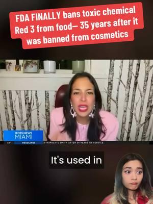 TIME TO CELEBRATE!!! 🥳👏🤩❣️ No more Red 3 in our foods ❤️‍🩹 The FDA has officially banned this chemical food dye from our food nearly 35 years after it was banned in cosmetics because it was found that it was linked to cancer 🫠 So even though we weren’t putting it on our bodies anymore, we were still allowed to ingest it! 🤦🏻‍♀️ Keep checking your ingredients lists though because food companies are allowed until 2027-2028 to get rid of the dye in their food products. So be on the lookout! Anytime you check the ingredients and see a color in the ingredients (Yellow, Blue, Red anything) just put it back please for your own health 🙏 There is always an alternative! God bless, - Delaney 💚 . . . #red40 #nontoxicliving #chemicalfreeliving #healthyliving #yourhealthmatters #checkthelabel #fypage #breakingnews 