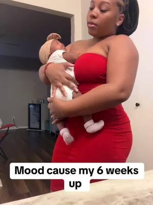 Did yall wait til yall 6 weeks was up? #fyp #onemonthpostpartum #twinmom #MomsofTikTok 