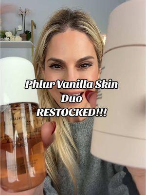 ITS BACK!!! Grab this duo before it’s gone. It smells so good! @Phlur Fragrances #vanillaperfume #deoderant #cleandeodorant #phlur #bodyodor #phlurfragrance #vanilla #tiktokmademebuyit #restock #ttshop 