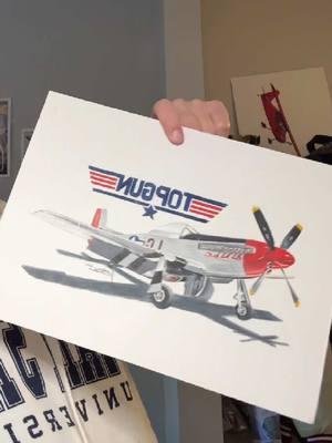 technically this drawings a few years old but i forgot to post it lol #p51#p51mustang#tomcruise#topgun#topgunmaverick#fighterjet#fighterpilot#warbird