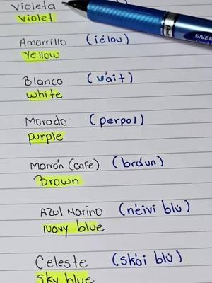 💯Que no te de pena hablar ingles😘aqui te enseño a pronunciar los colores facil y rapido😎❤️❤️ #foryoupage #usa #foryou #inglesdivertido #inglesfacil #inglespractico #inglesparati #inglesconmigo #soloparati #inglesgratis 