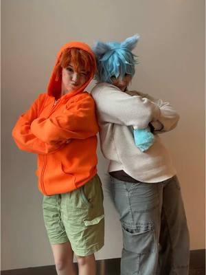 Gumball and Darwin doing this trend :D  Darwin- @Rain !   #gumball #animecosplay #anime #amazingworldofgumball #gumballcosplay #darwin #darwincosplay #cartoon #gumballanddarwin #gumballwatterson #darwinwatterson #sacanime2025 