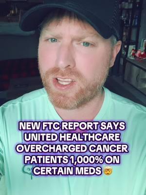 New Federal Trade Commission report shows that United healthcare charged over 1000% over the cost for meds for people with cancer. #unitedhealthcare #democrat #healthcare #brokenhealthcaresystem #lugi 