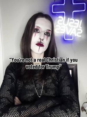 Christians can vote how they want, but calling someone a fake Christian for not voting how you want them to is a reach. Christians can vote. There were Kings of Israel. Some people act like they’re so perfect. 🇺🇸✝️ #christianity #christian #christians #iamachristian #christiantiktok #alternativechristian #altchristian #christianmetalheads #christianmetalhead #christianemo #christianpunk #christiangoth #jesusfreak #jesusfreaks #blacksheep #christiansarentperfect #trump #Jesusisking #Jesuswillalwaysbeking #byebyebiden 