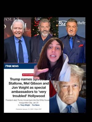 hollywood is back baby!!! #politics #currentevents #hollywood #entertainmentindustry #melgibson #sylvesterstallone #jonvoight #greenscreen 