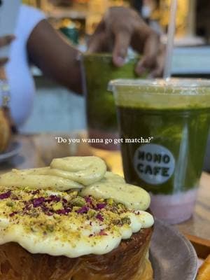 📍Momo Café located in Midtown Atlanta  I highly recommend trying the iced strawberry matcha latte and the pistachio cream croissant! 🍵🥐  #fyp #foryoupage #atlanta #atl #placestoeatinatlanta #cafe #matcha #strawberrymatcha #croissant #matchatok #cafedate #trending #viralvideo #xyzbca #fypシ #momocafe #pistachio 