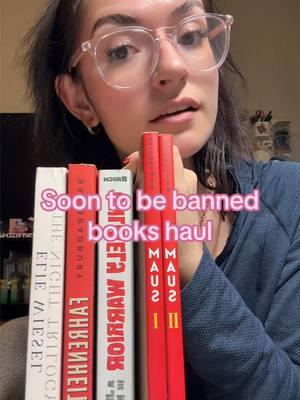 READ BANNED BOOKS. #BookTok #bookhaul #usedbooks #halfpricedbooks #fyp #foryou #holocaust #historian #historiansoftiktok 