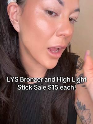 I paid $20 for each of these sticks. You’re gonna get both of them for $30 bucks! @lys@LYS Beauty #lys #nolimitsbronzer #bestbronzer #tiktokmakeup 